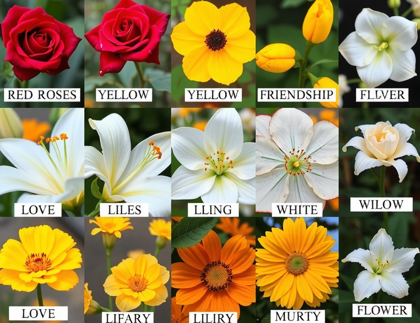 Çiçeklerin anlamları